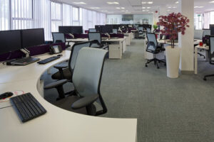 open office area with chairs and desks