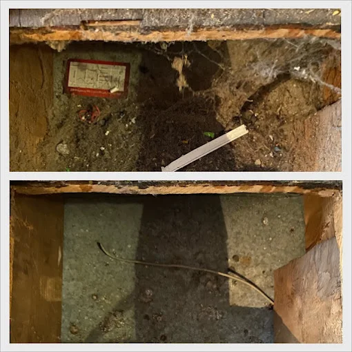 before and after dirty ductwork